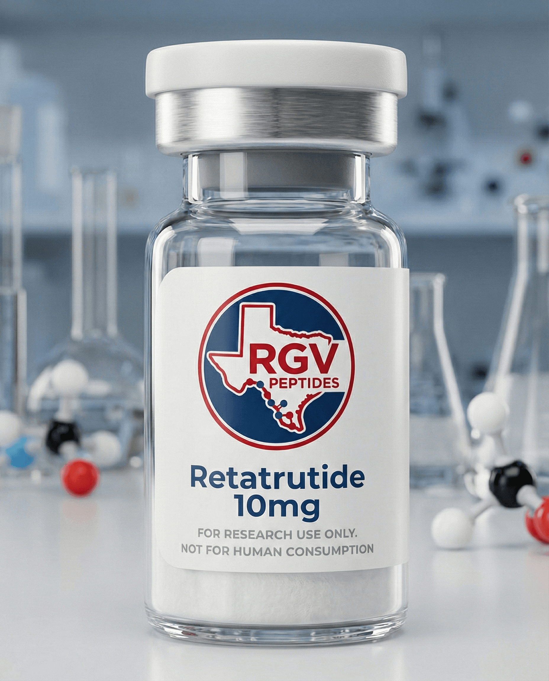 Retatrutide - Research peptide vial